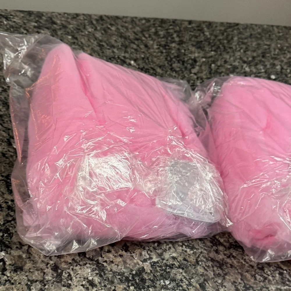 Pink Tulle Fabric NEW